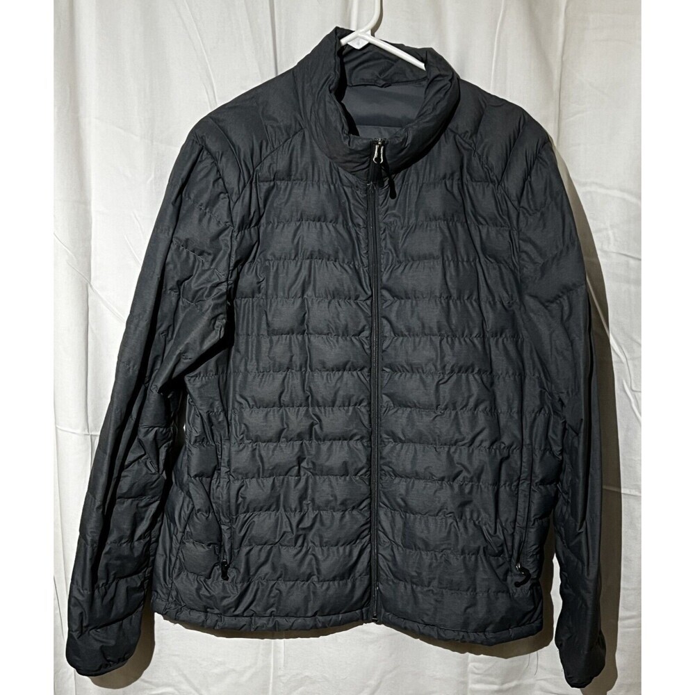 Unbranded (no tags) Puffer Lightweight Jacket Dark Gray - Men's Size Large